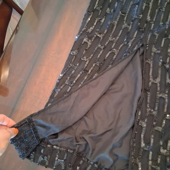 Vintage Sequined Gown - Picture 10 of 12